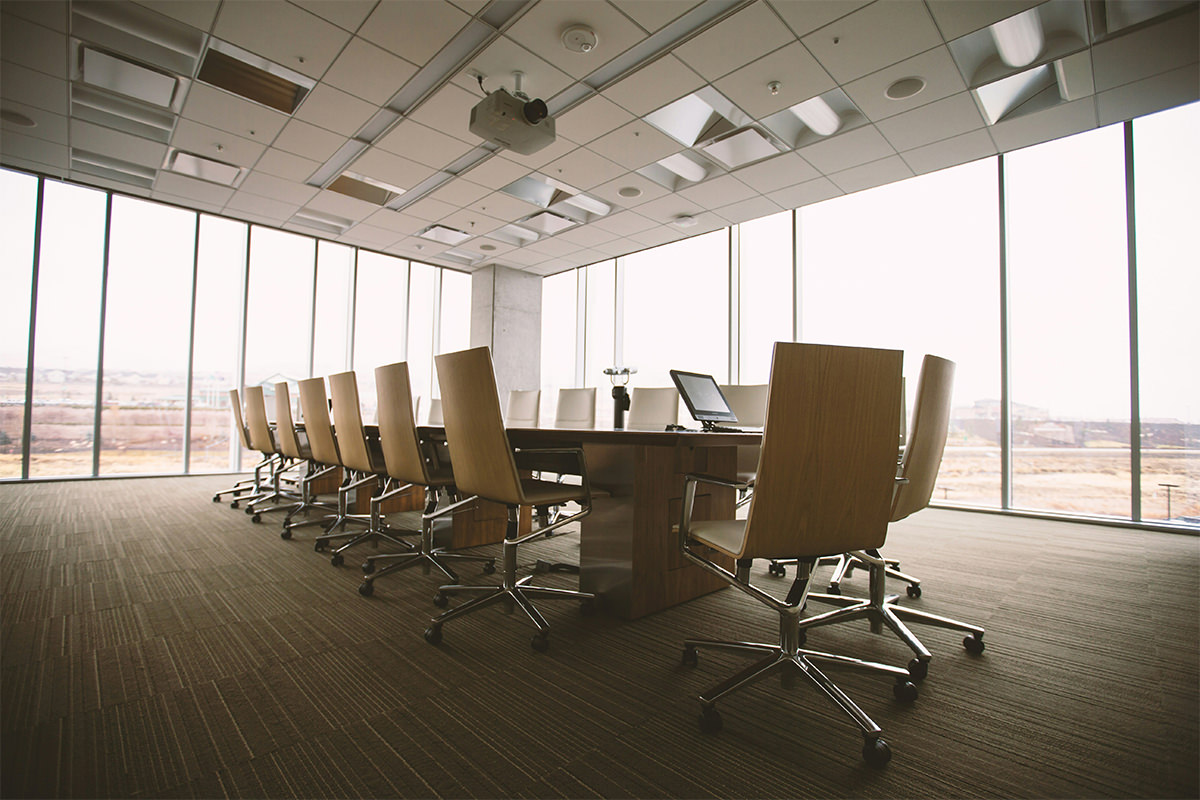 Boardroom conference table