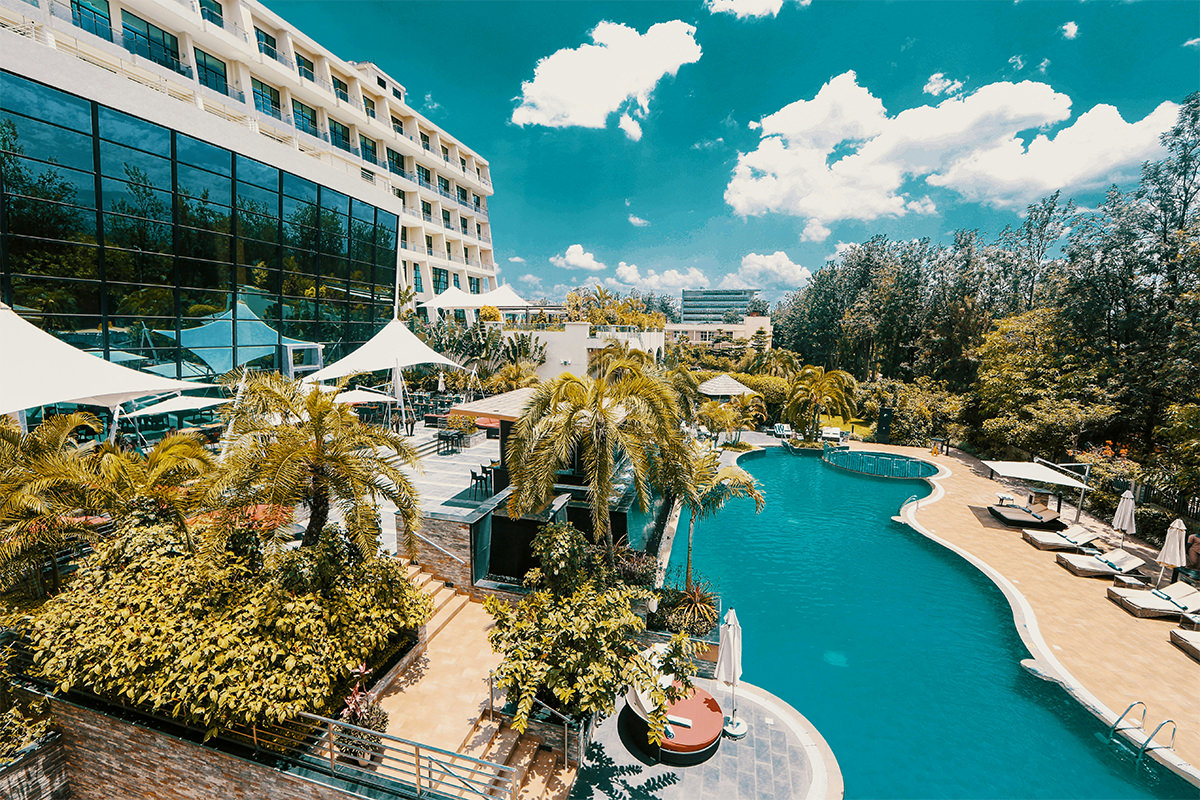 Boutique hotel with outdoor pool